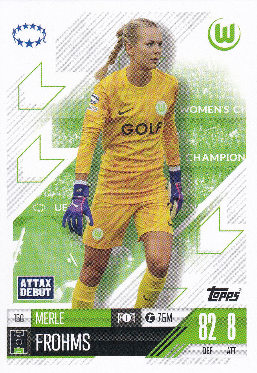156. MERLE FROHMS - WOLFSBURG - ATTAX DEBUT