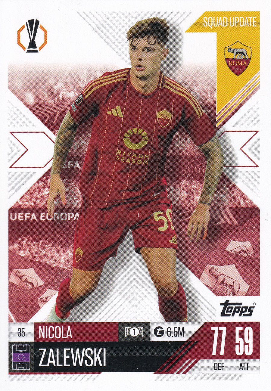 035. NICOLA ZALEWSKI - AS ROMA - SQUAD UPDATE