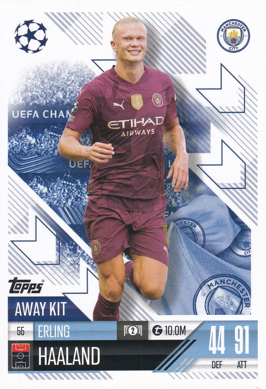 055. ERLING HAALAND - MANCHESTER CITY - AWAY KIT