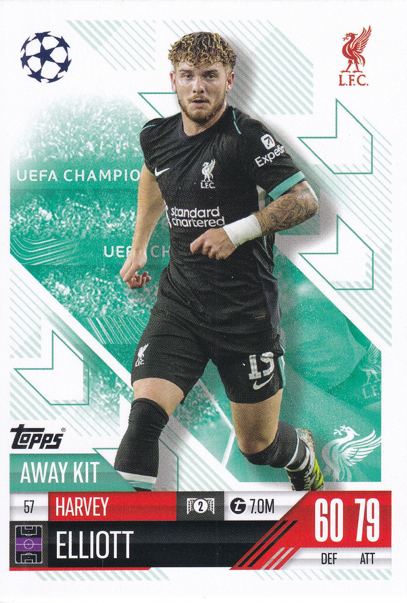 057. HARVEY ELLIOTT - LIVERPOOL - AWAY KIT