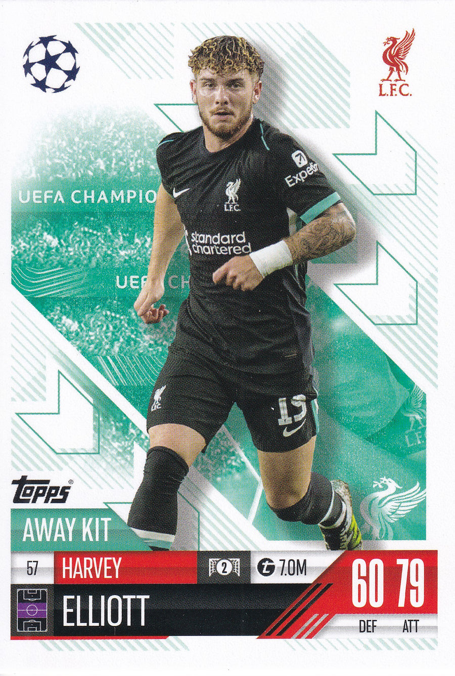 057. HARVEY ELLIOTT - LIVERPOOL - AWAY KIT