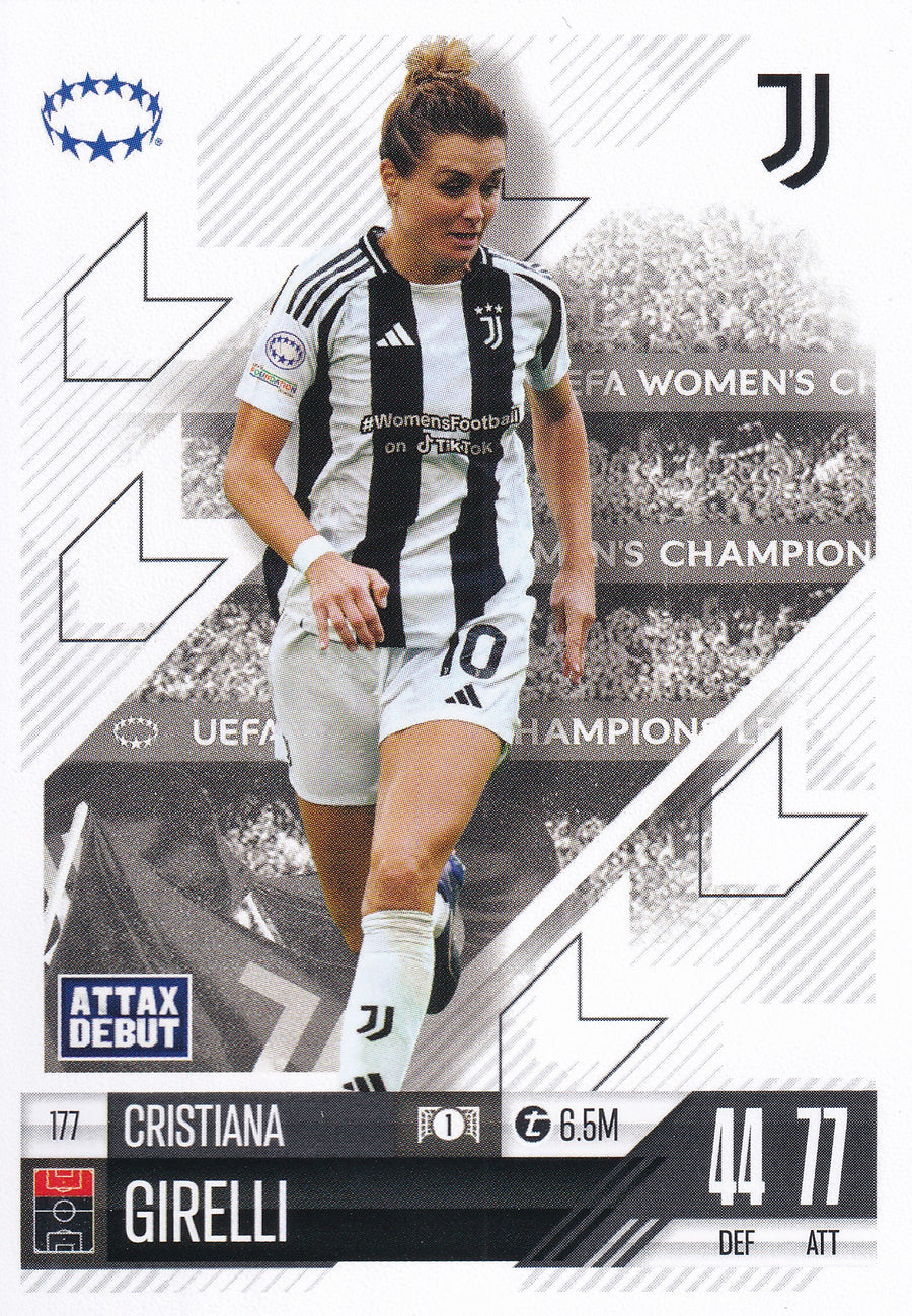 177. CRISTIANA GIRELLI - JUVENTUS - ATTAX DEBUT