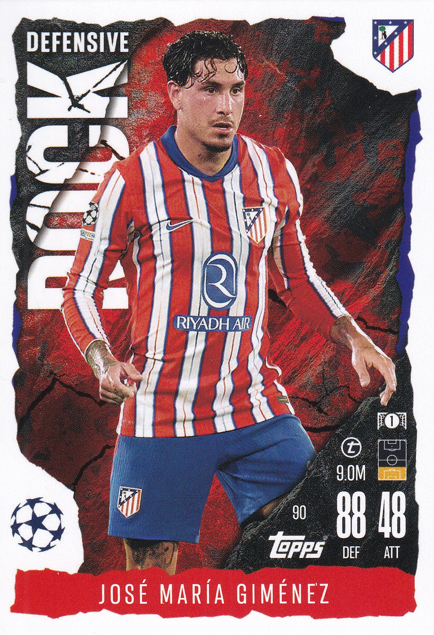 090. JOSE MARIA GIMENEZ - ATLETICO DE MADRID - DEFENSIVE ROCK