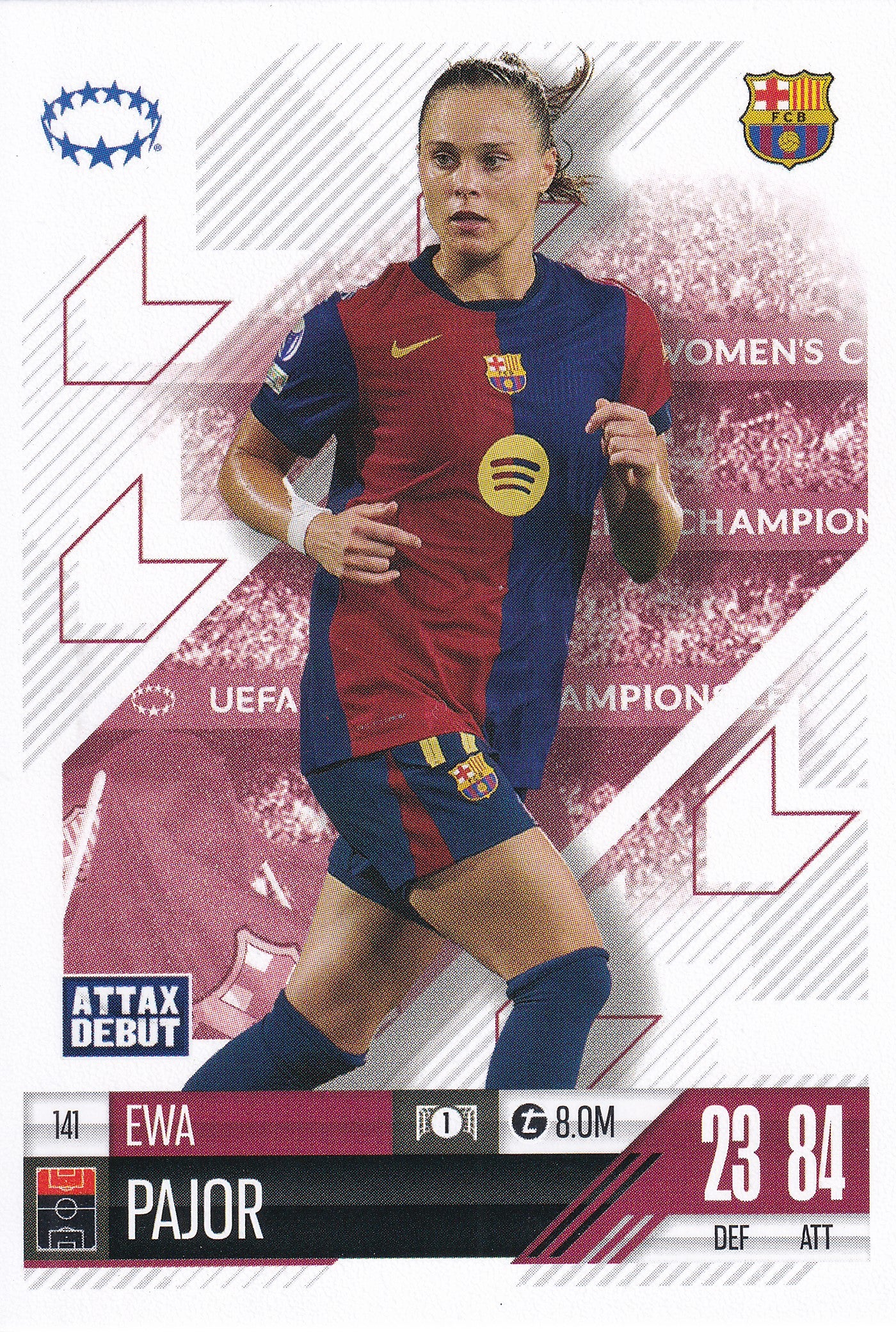 141. EWA PAJOR - BARCELONA - ATTAX DEBUT
