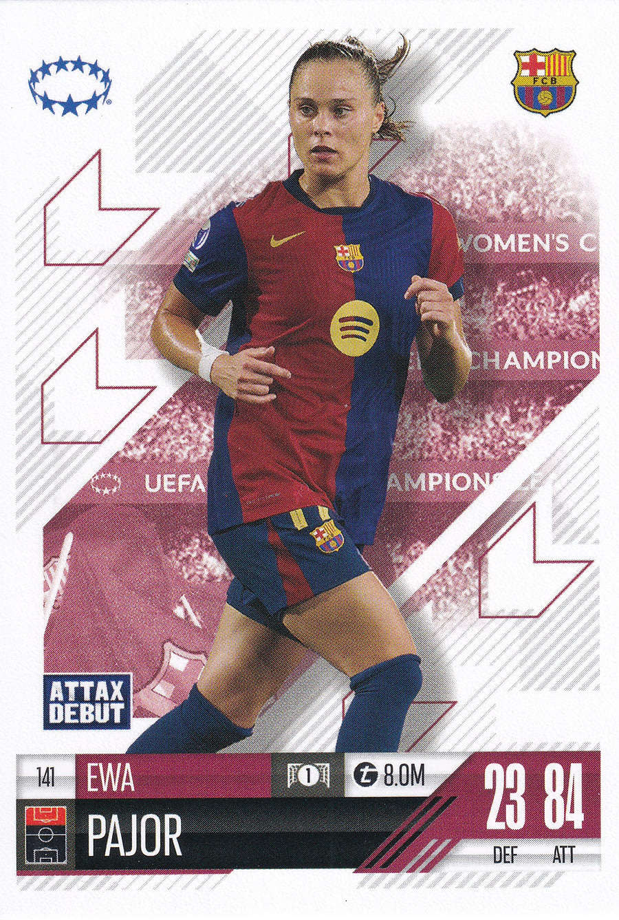 141. EWA PAJOR - BARCELONA - ATTAX DEBUT