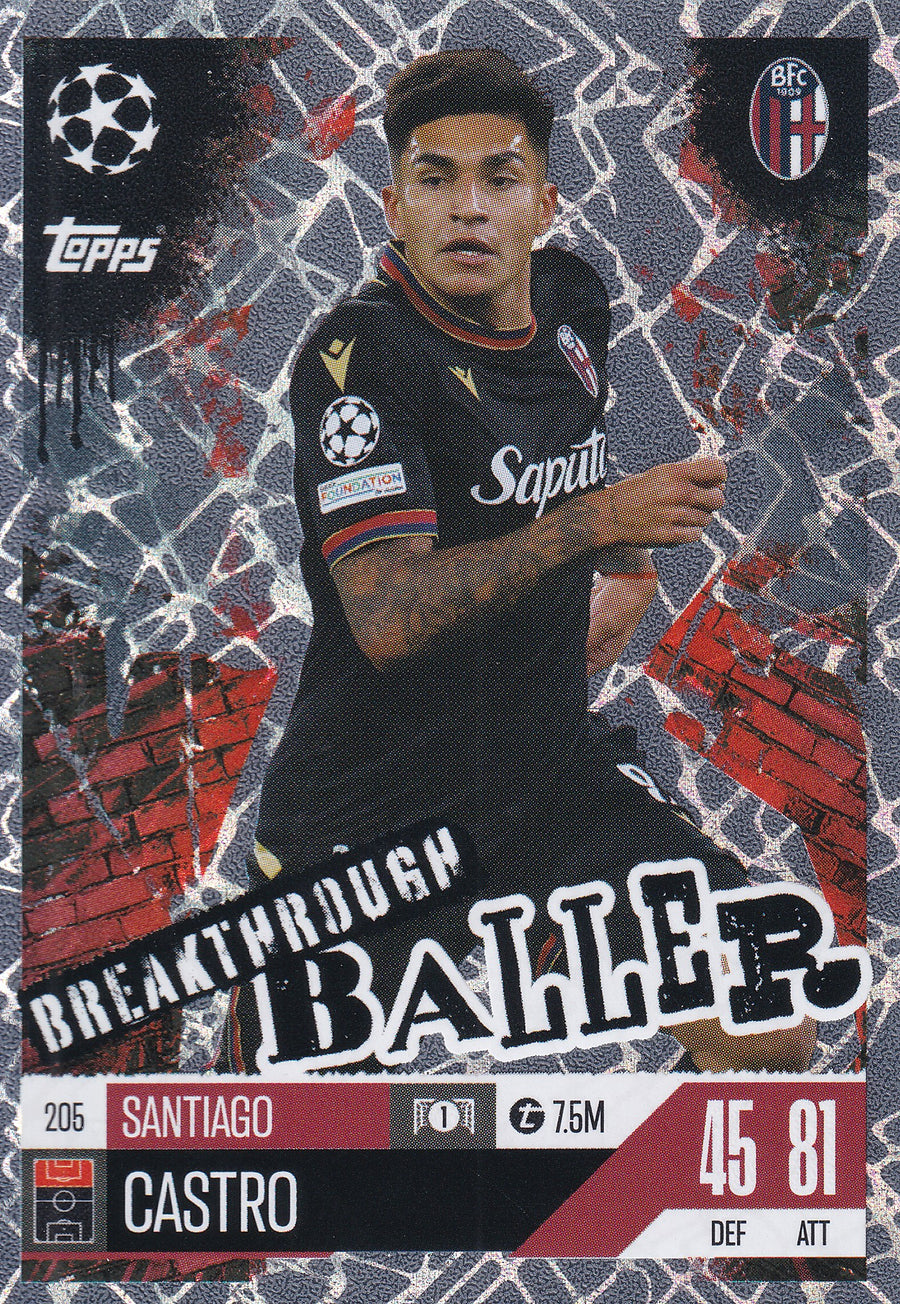 205. SANTIAGO CASTRO - BOLOGNA 1909 - BREAKTHROUGH BALLER