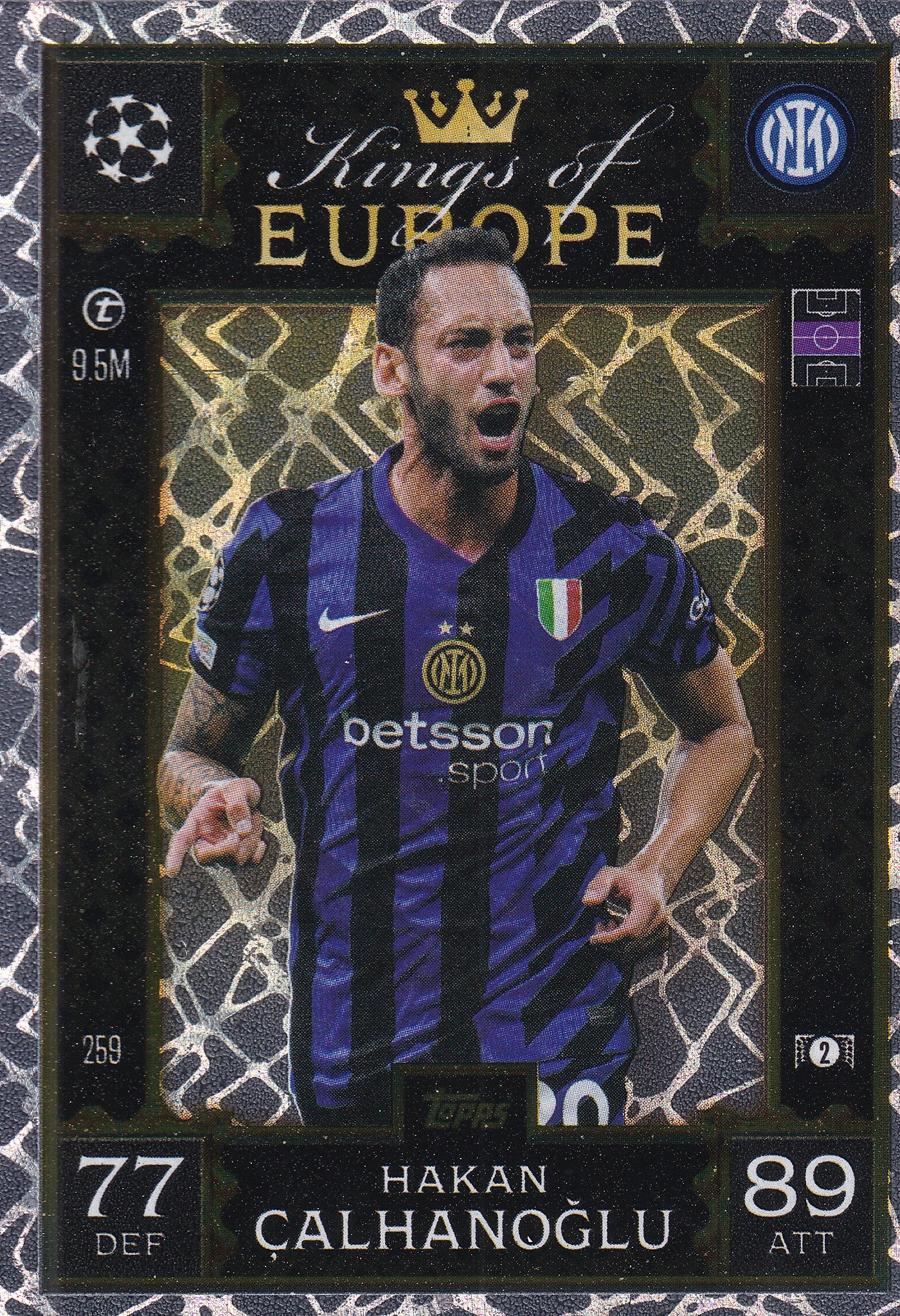 259. HAKAN CALHANOGLU - INTER - KINGS OF EUROPE
