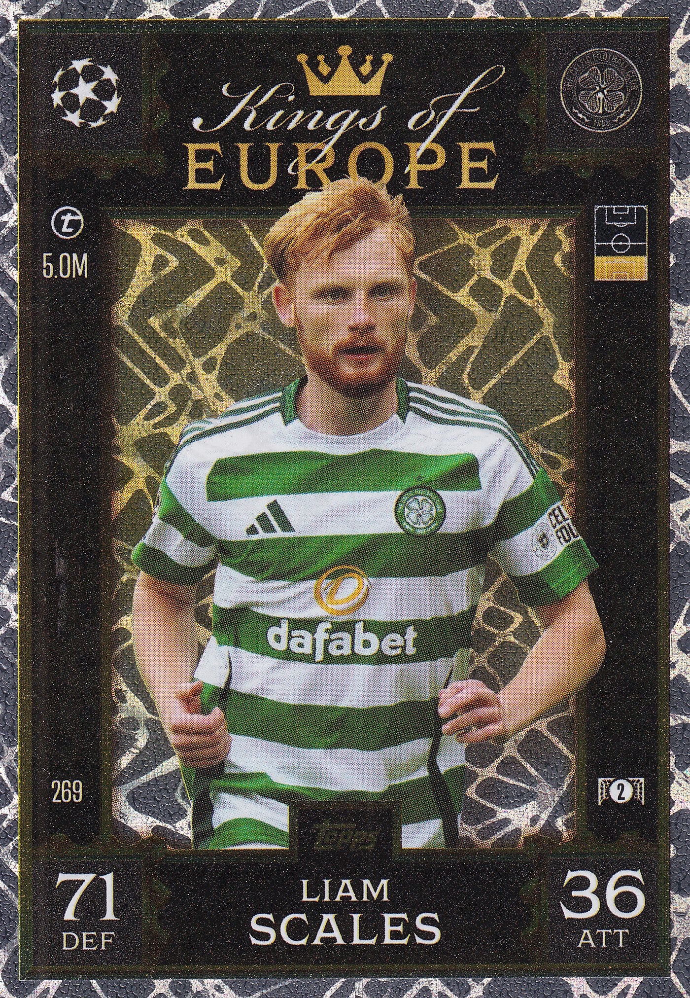 269. LIAM SCALES - CELTIC - KINGS OF EUROPE