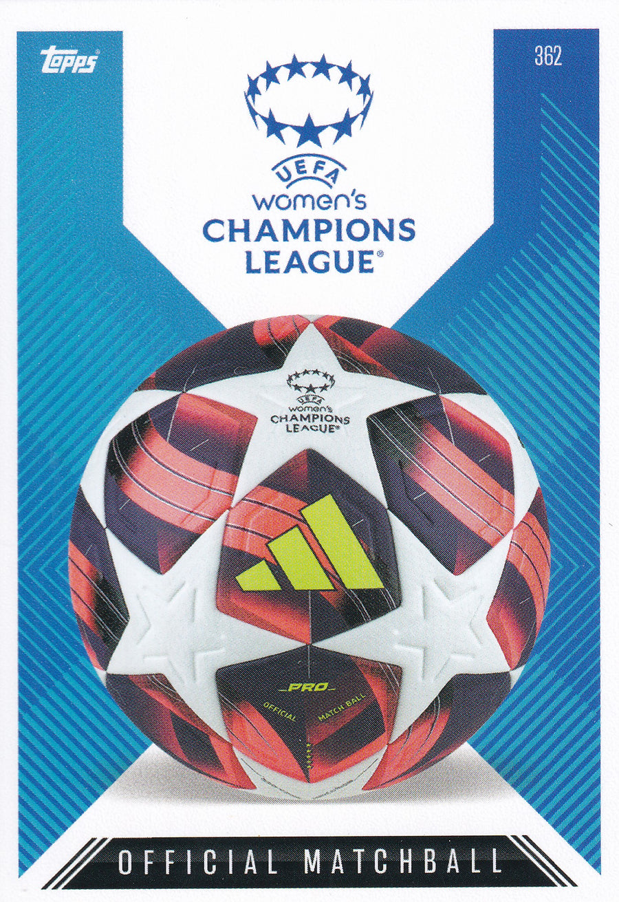 362. WOMEN'S CHAMPIONS LEAGUE - OFFICIAL MATCHBALL