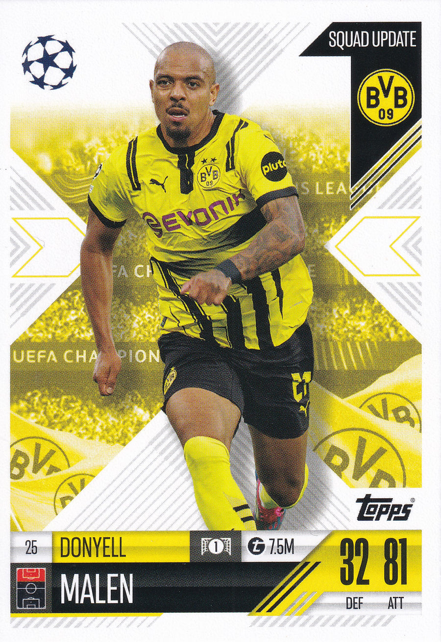 025. DONYELL MALEN - BORUSSIA DORTMUND - SQUAD UPDATE