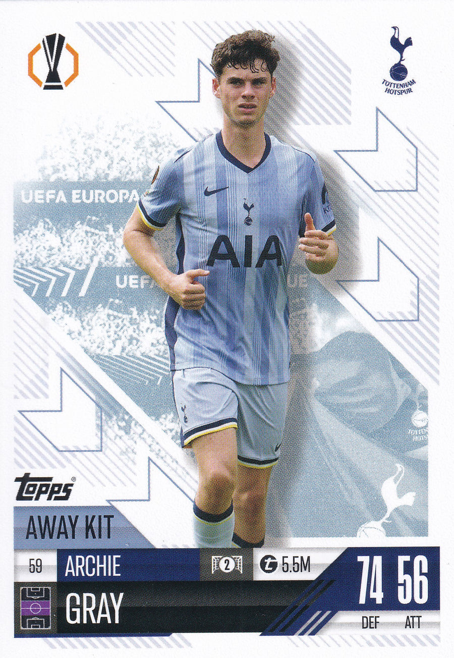 059. ARCHIE GRAY - TOTTENHAM HOTSPUR - AWAY KIT