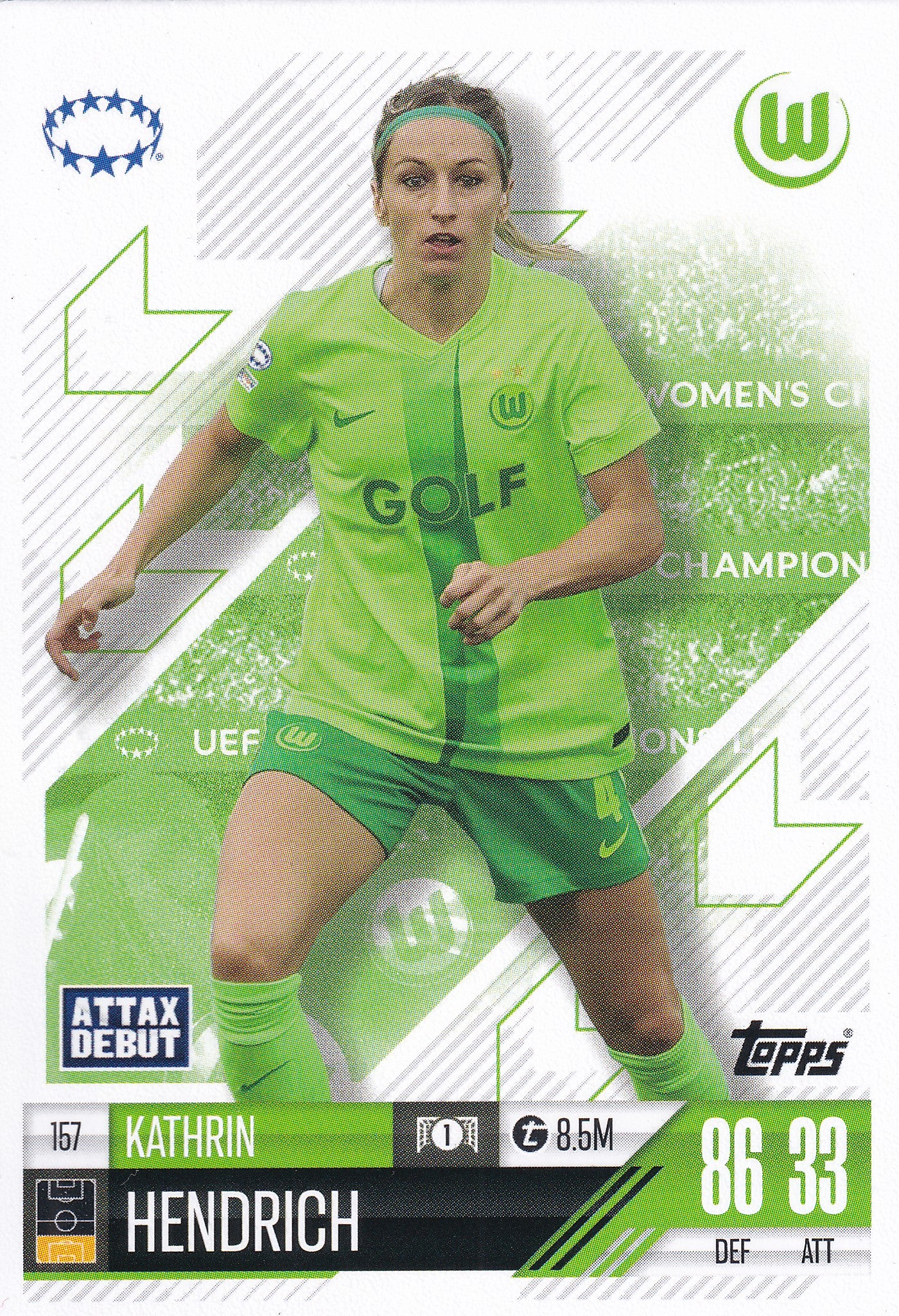 157. KATHRIN HENDRICH - WOLFSBURG - ATTAX DEBUT