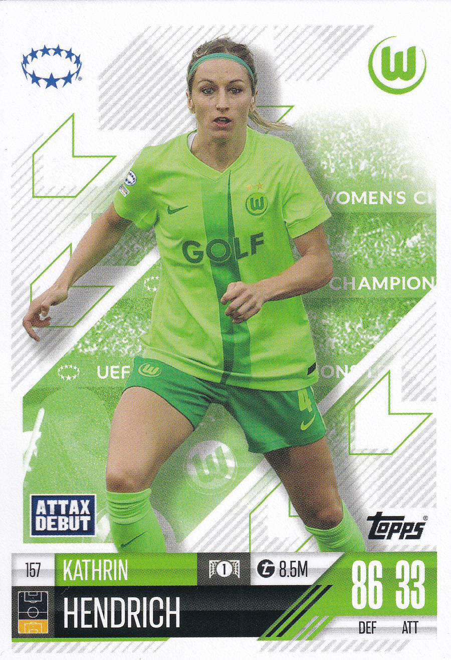 157. KATHRIN HENDRICH - WOLFSBURG - ATTAX DEBUT