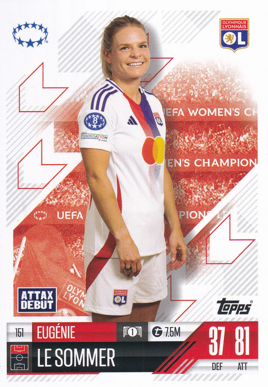 151. EUGENIE LE SOMMER - OLYMPIQUE LYONNAISE - ATTAX DEBUT
