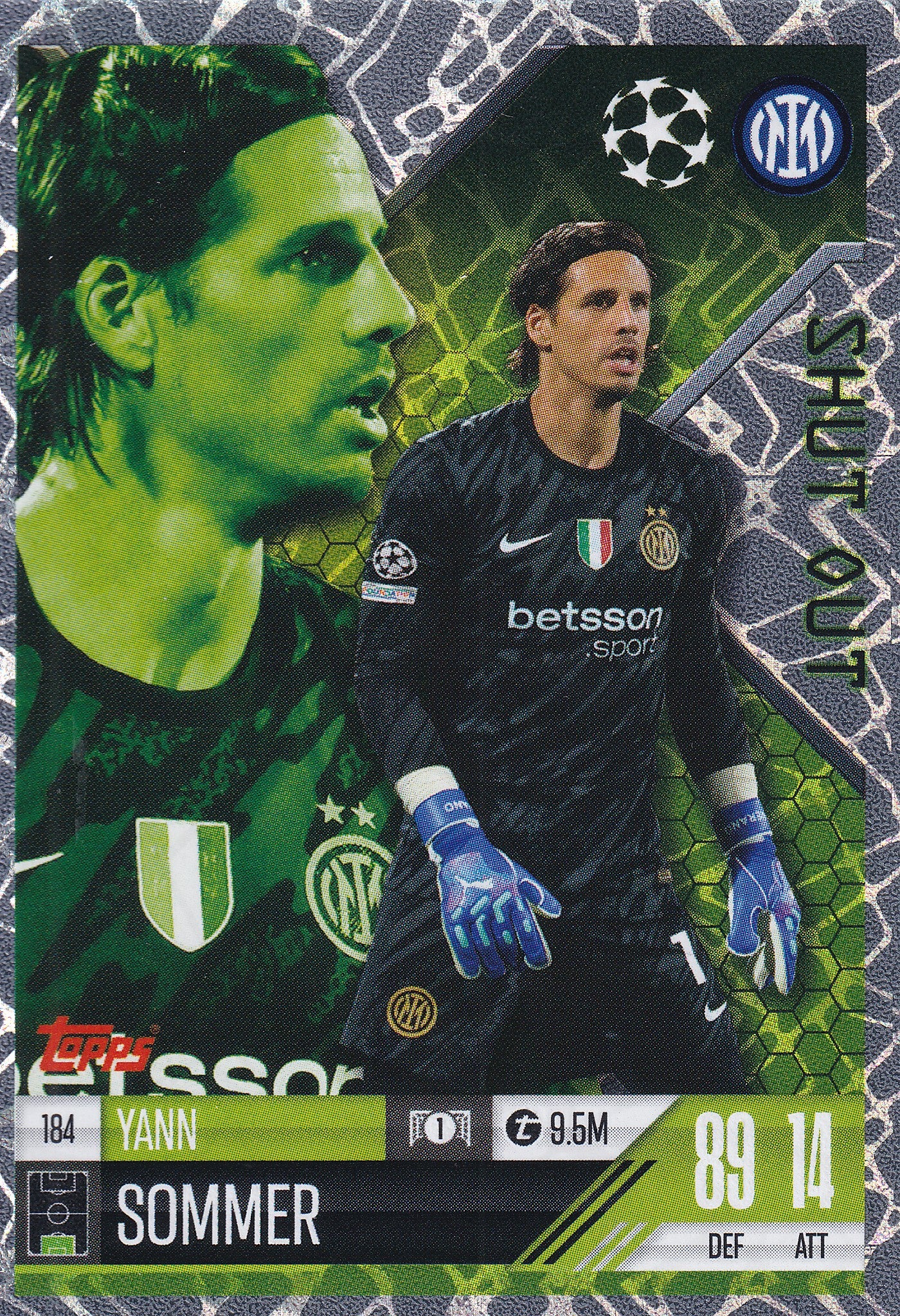 184. YANN SOMMER - INTER - SHUT OUT