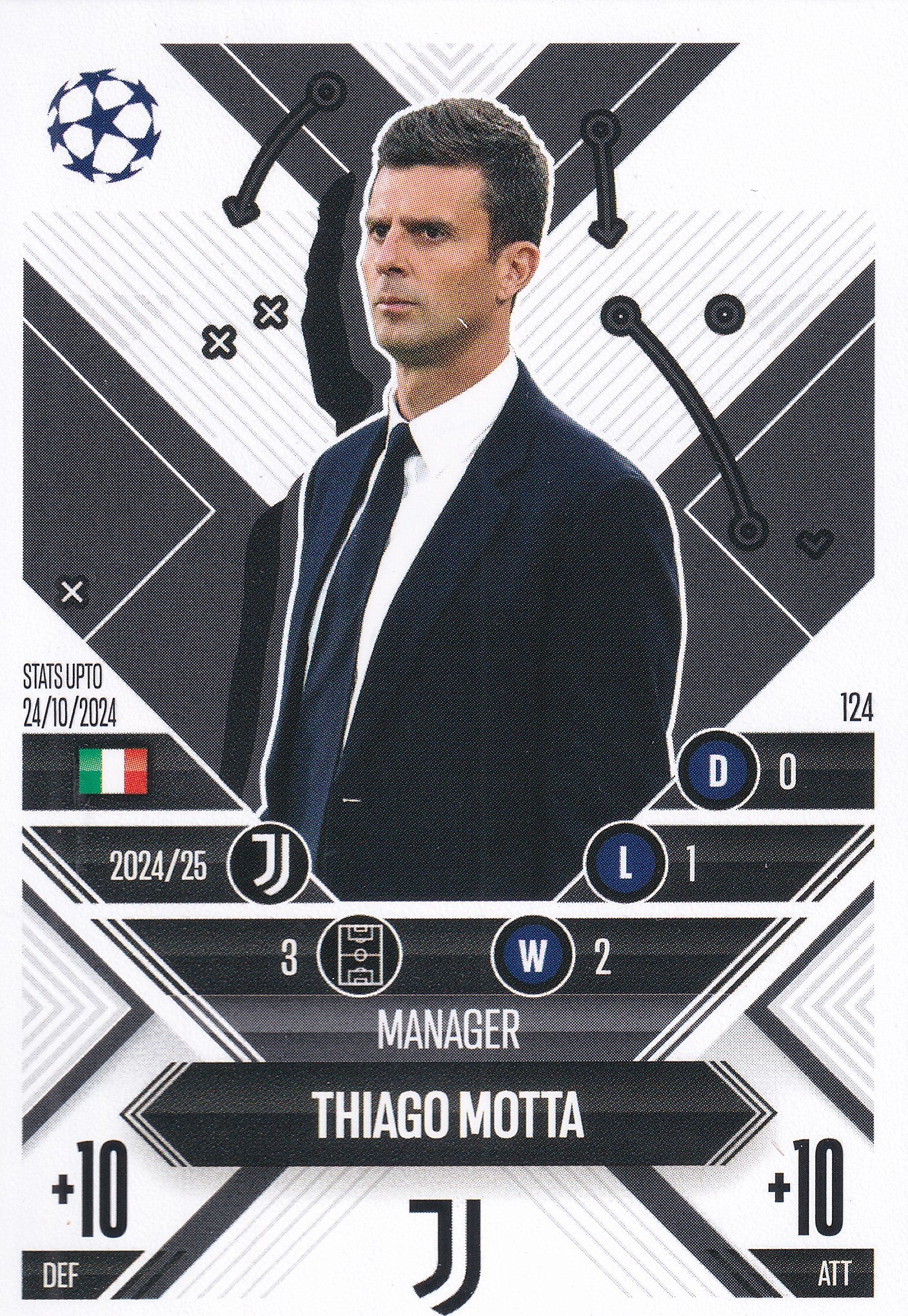 124. THIAGO MOTTA - JUVENTUS - MANAGER
