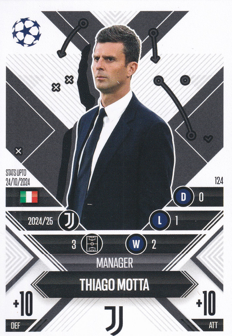 124. THIAGO MOTTA - JUVENTUS - MANAGER