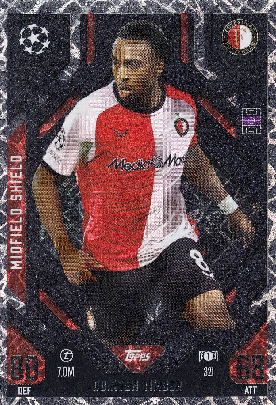 321. QUINTEN TIMBER - FEYENOORD - MIDFIELD SHIELD