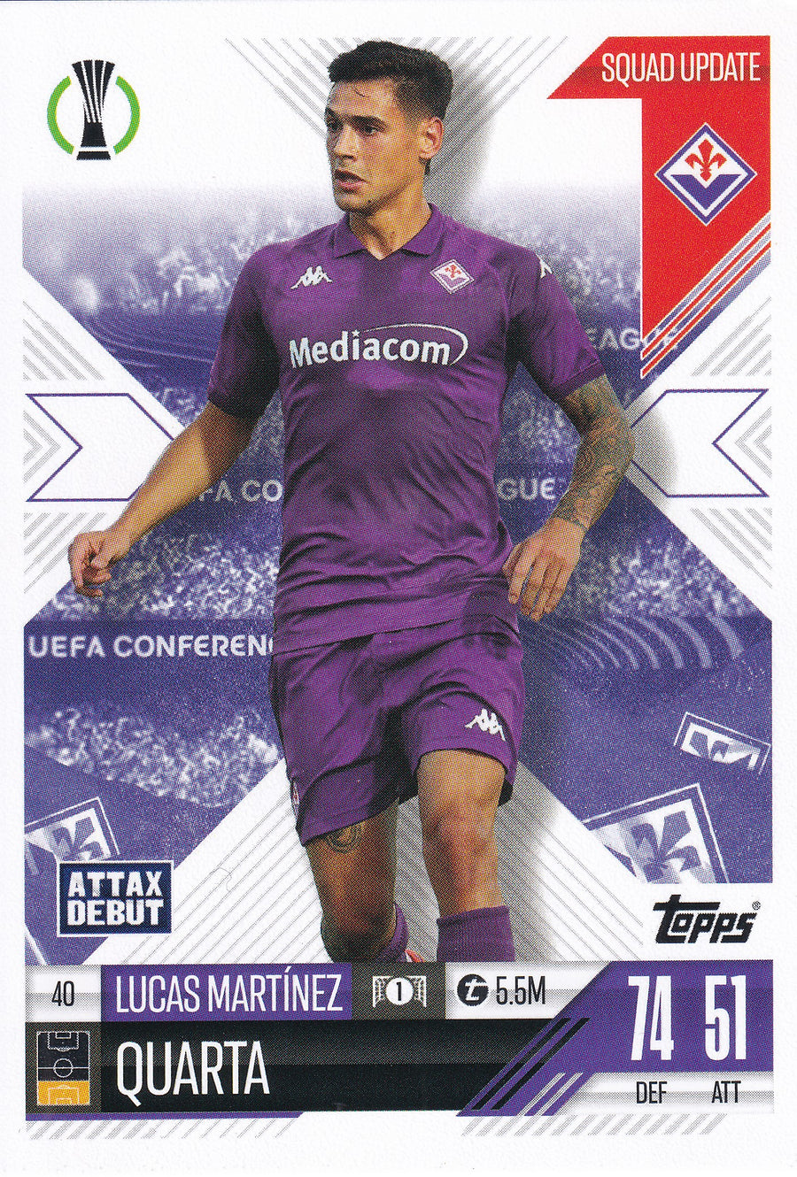 040. LUCAS MARTINEZ QUARTA - FIORENTINA - SQUAD UPDATE