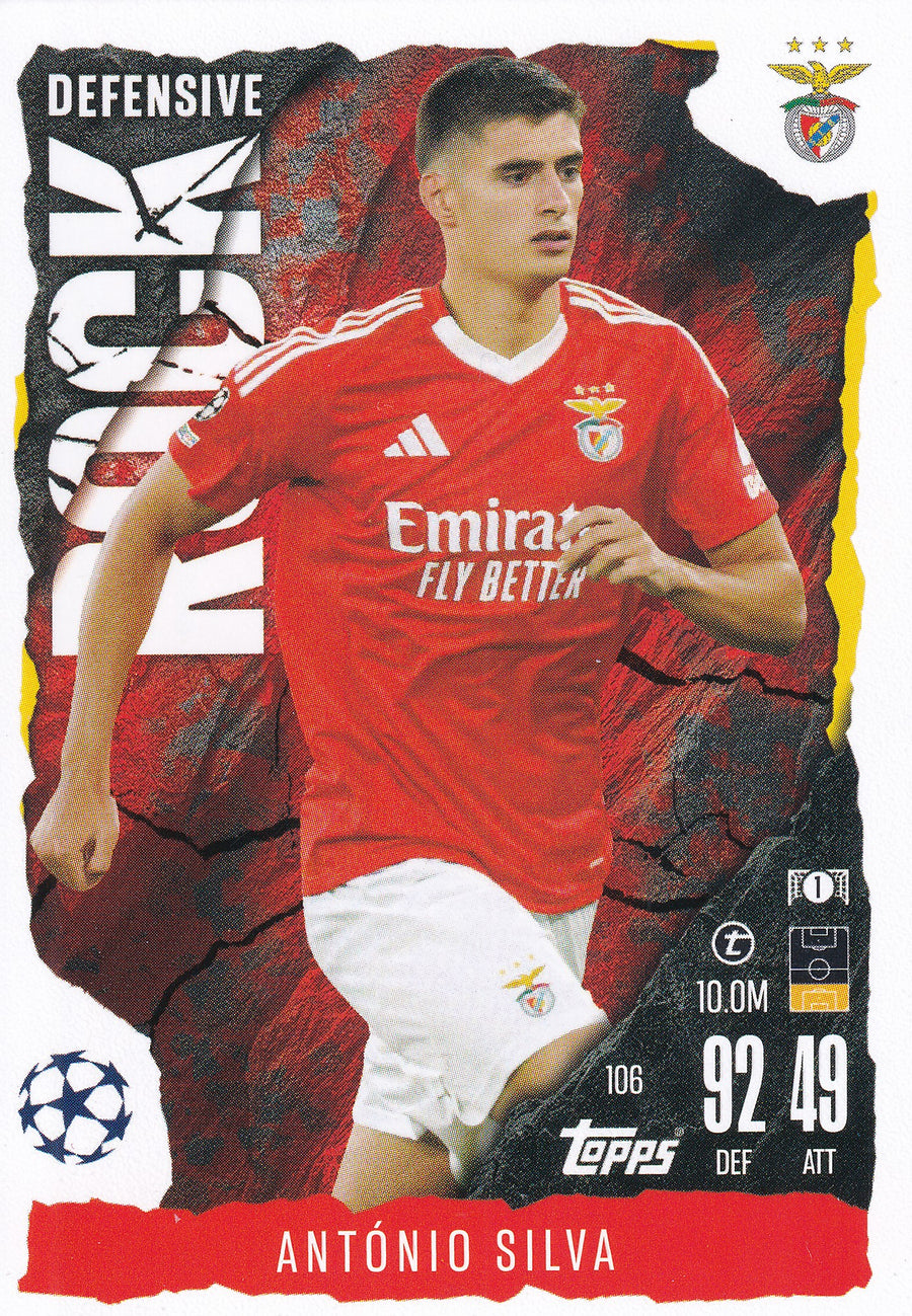 106. ANTONIO SILVA - SL BENFICA - DEFENSIVE ROCK