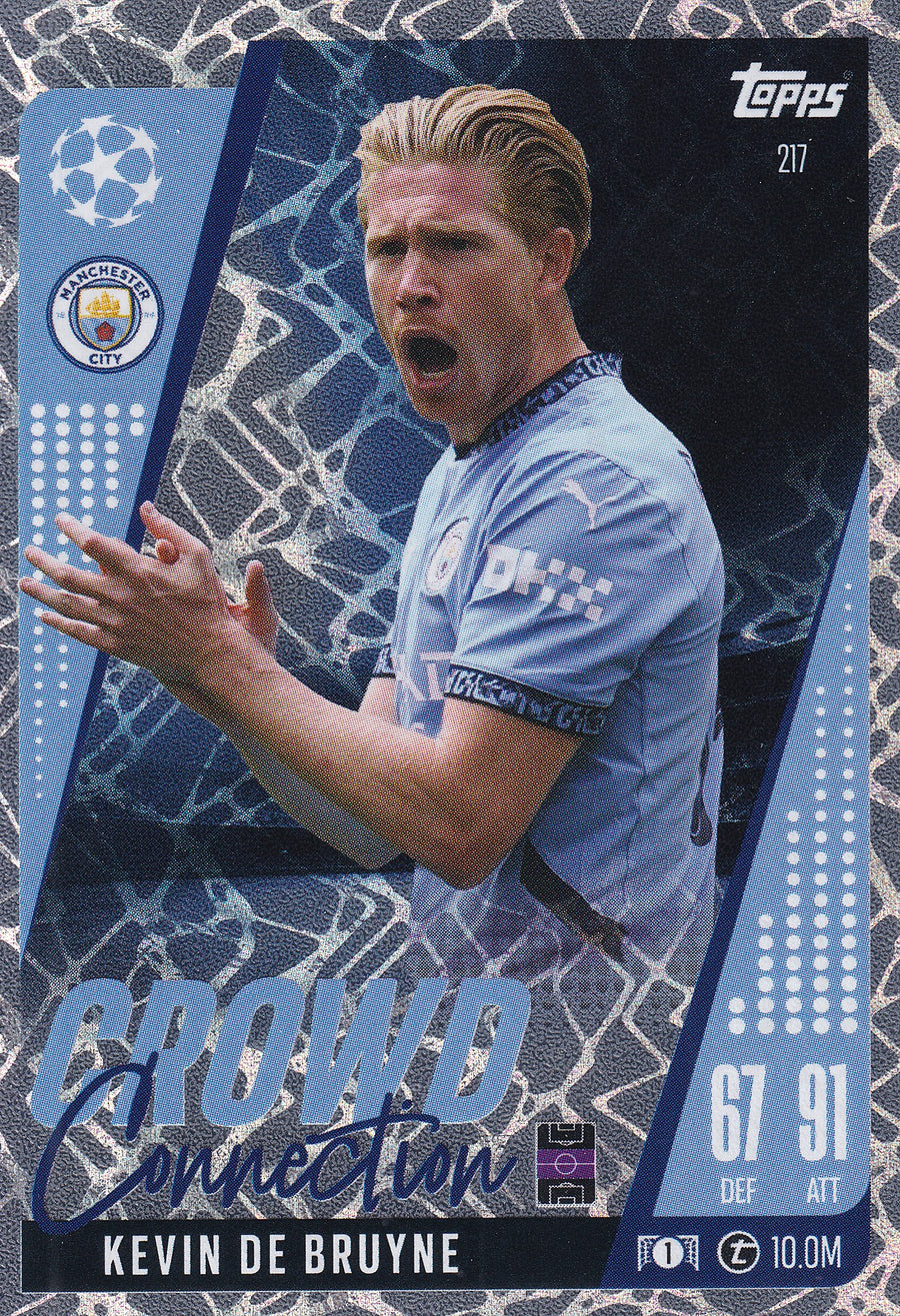 217. KEVIN DE BRUYNE - MANCHESTER CITY - CROWD CONNECTION
