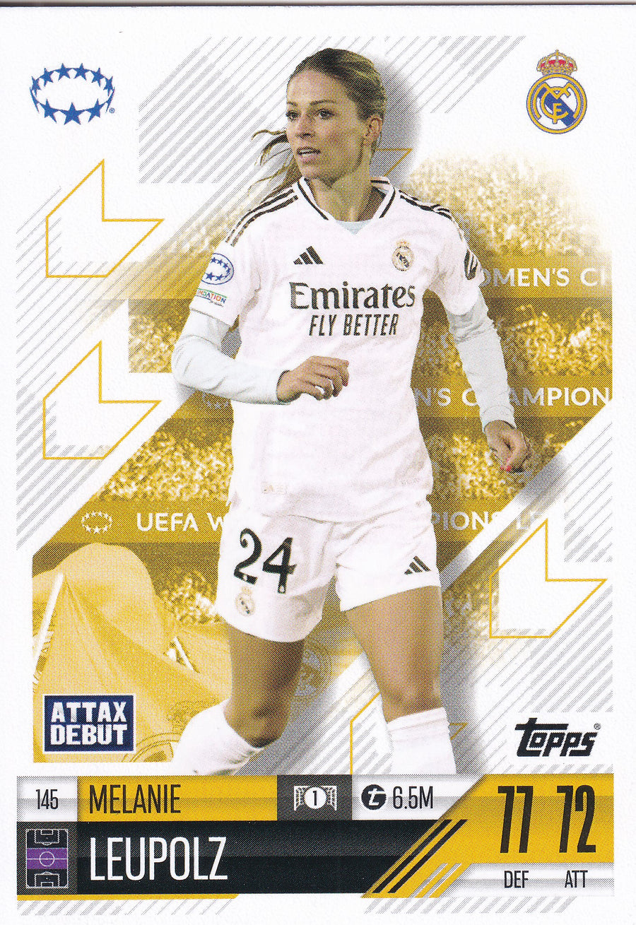 145. MELANIE LEUPOLZ - REAL MADRID - ATTAX DEBUT