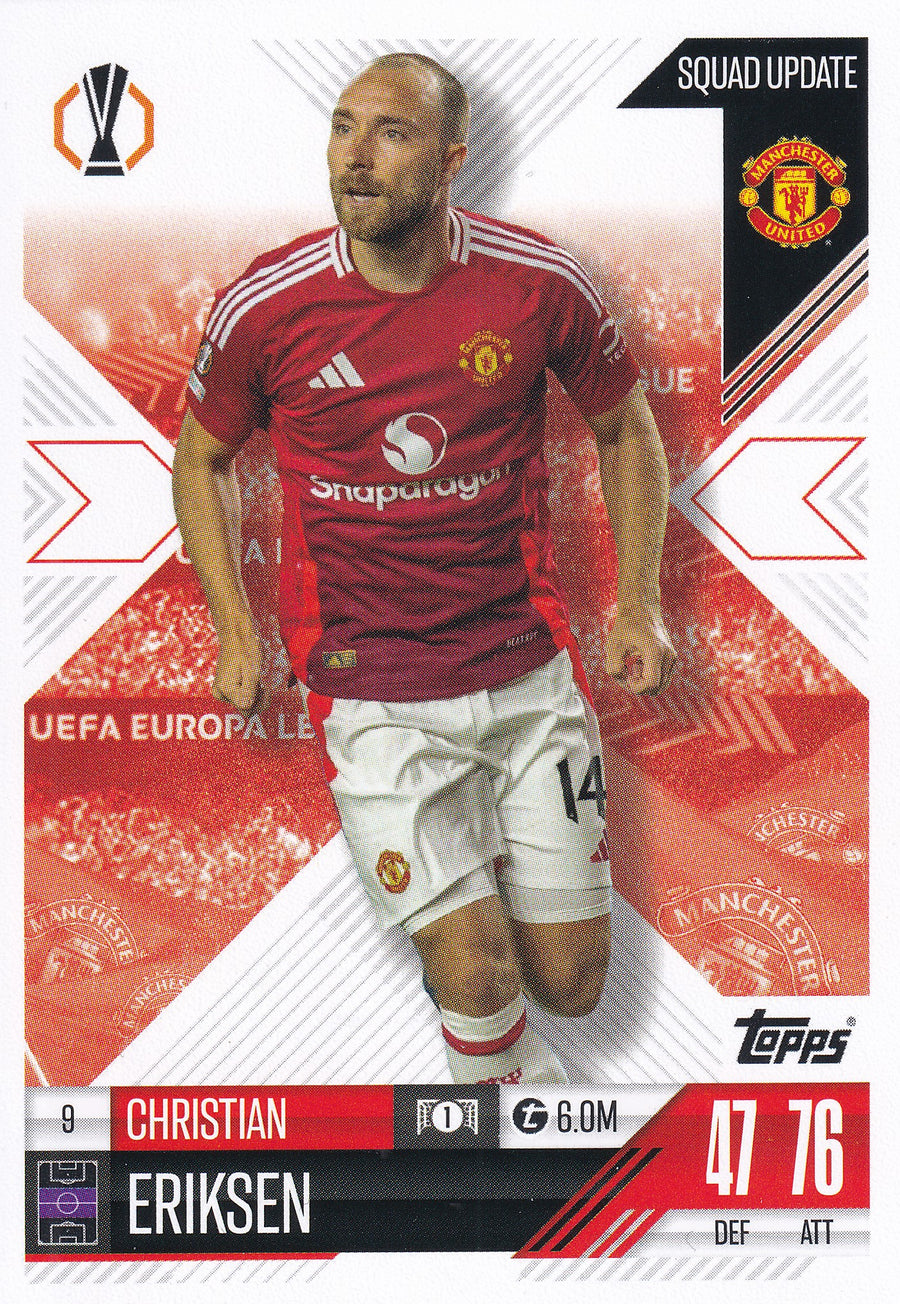 009. CHRISTIAN ERIKSEN - MANCHESTER UNITED - SQUAD UPDATE
