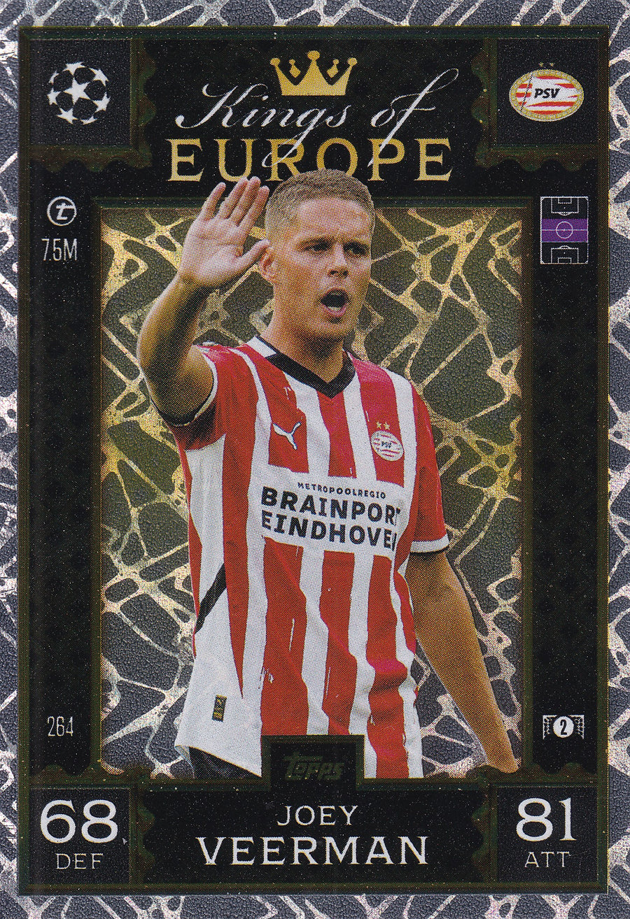 264. JOEY VEERMAN - PSV EINDHOVEN - KINGS OF EUROPE
