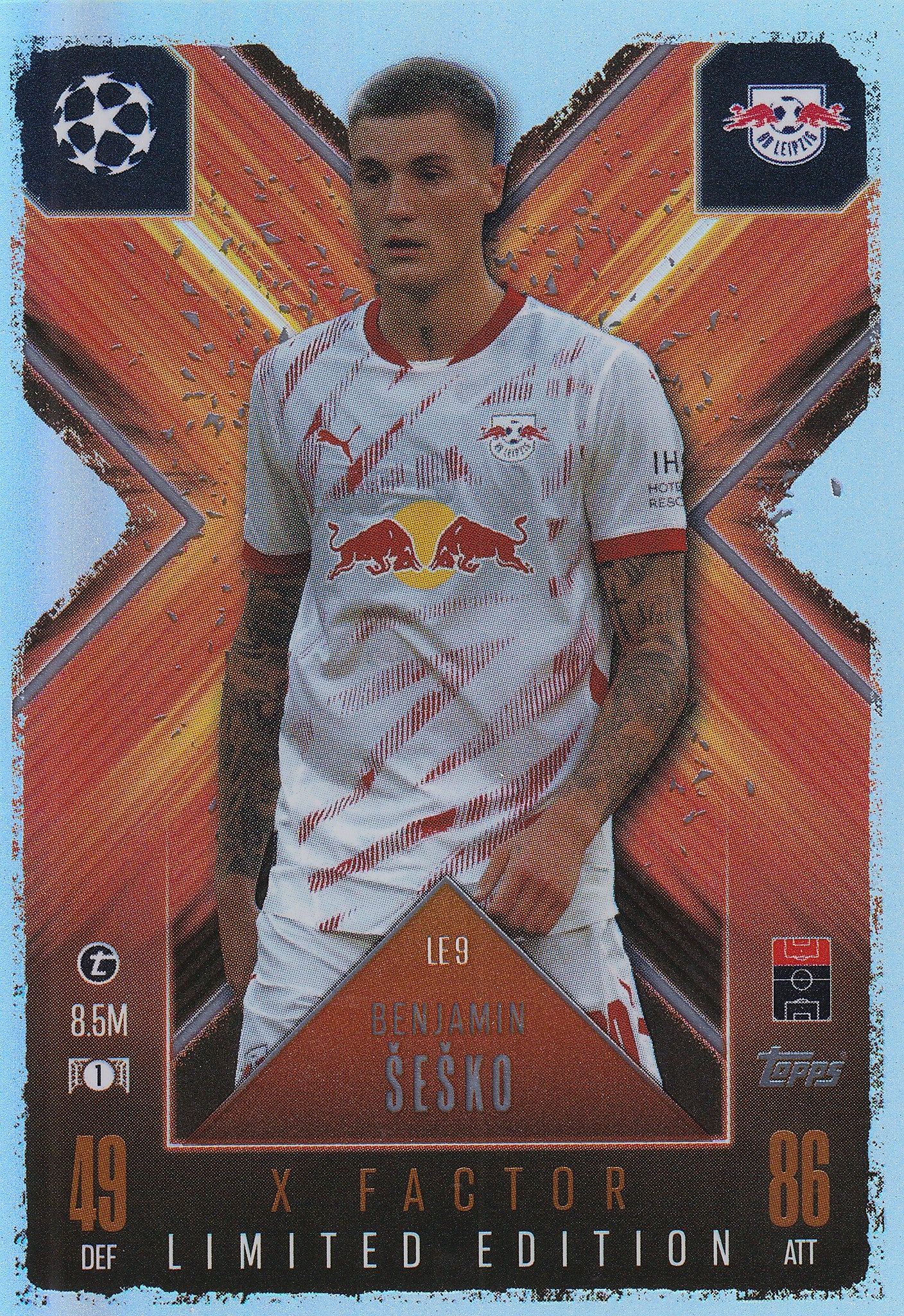 LE-09. BENJAMIN SESKO - RB LEIPZIG - X FACTOR - LIMITED EDITION