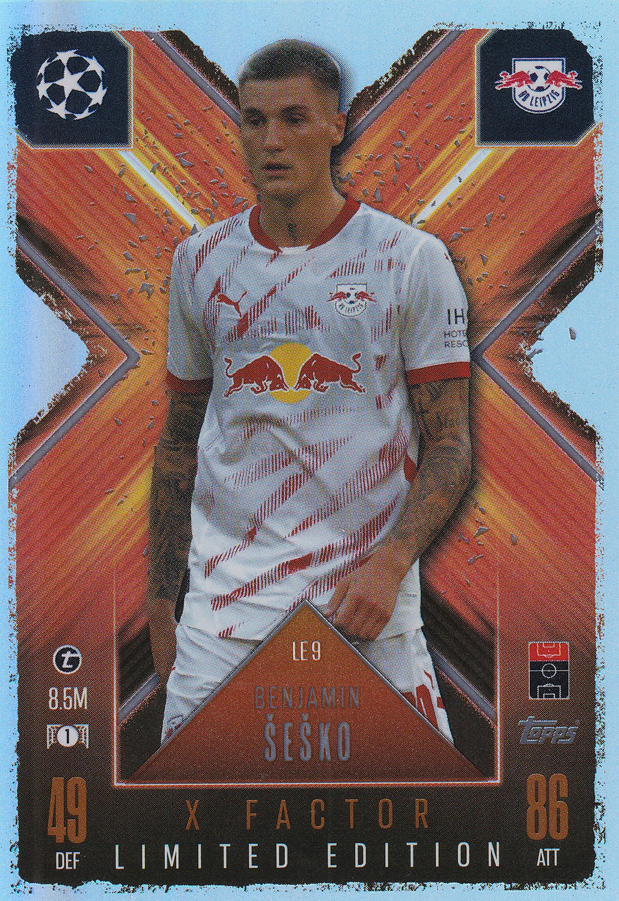 LE-09. BENJAMIN SESKO - RB LEIPZIG - X FACTOR - LIMITED EDITION
