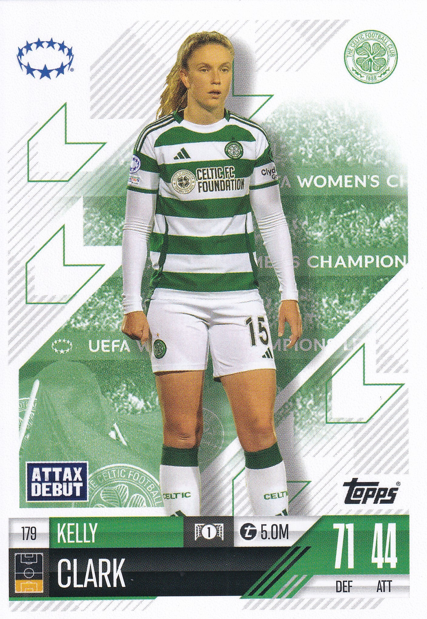 179. KELLY CLARK - CELTIC - ATTAX DEBUT