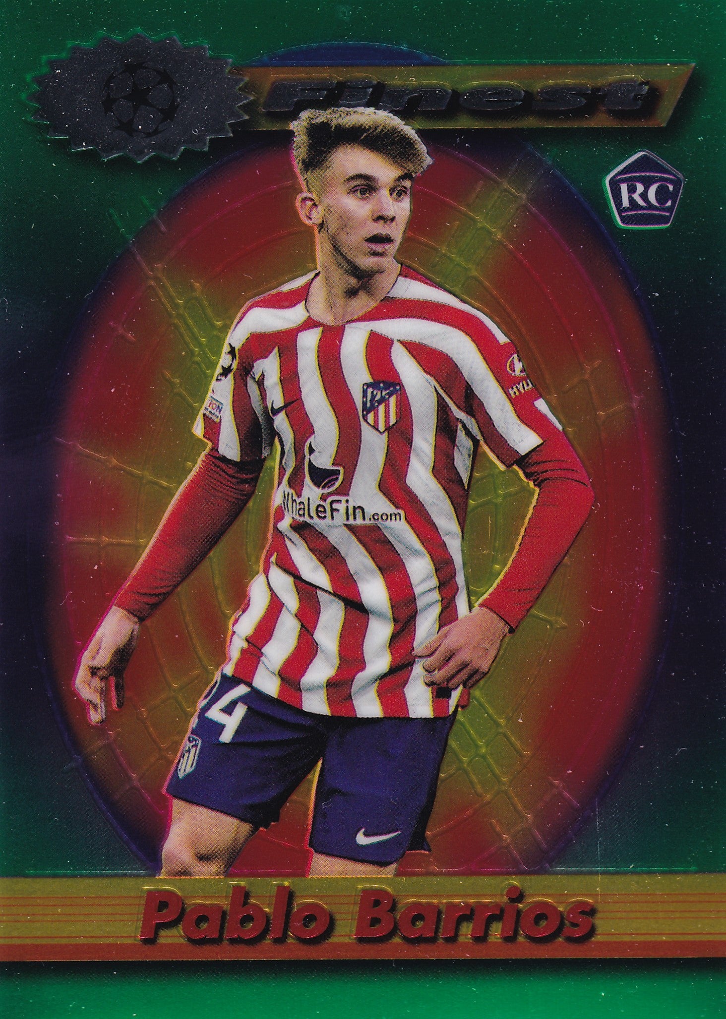 007. PABLO BARRIOS - ATLETICO DE MADRID - ROOKIE CARD