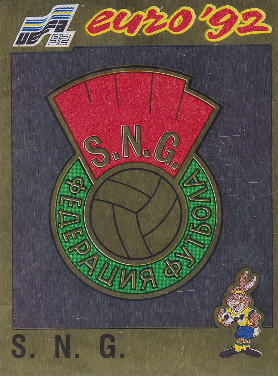 167. S.N.G. - NATIONAL TEAM BADGE - GOLD FOIL