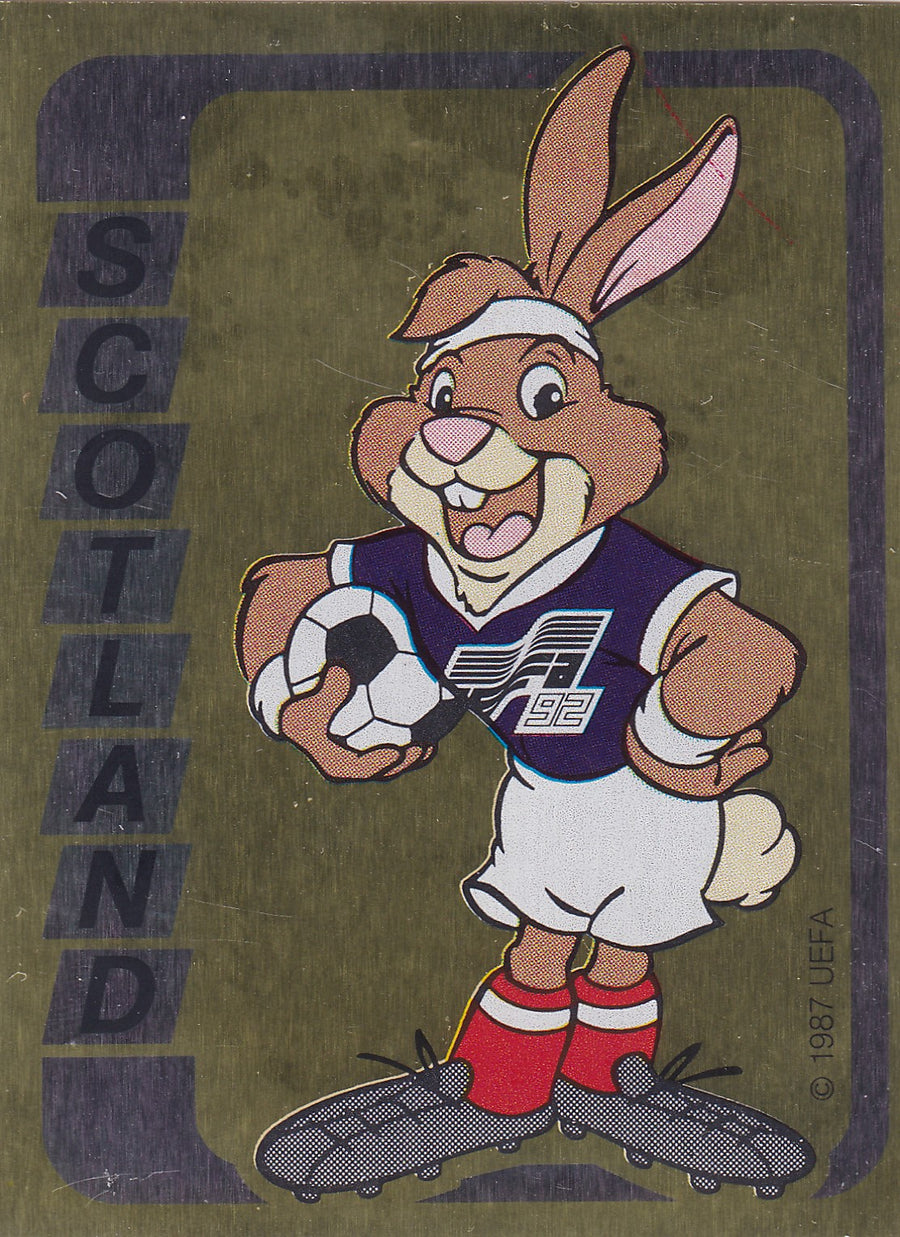141. SCOTLAND - MASKOT - GOLD FOIL