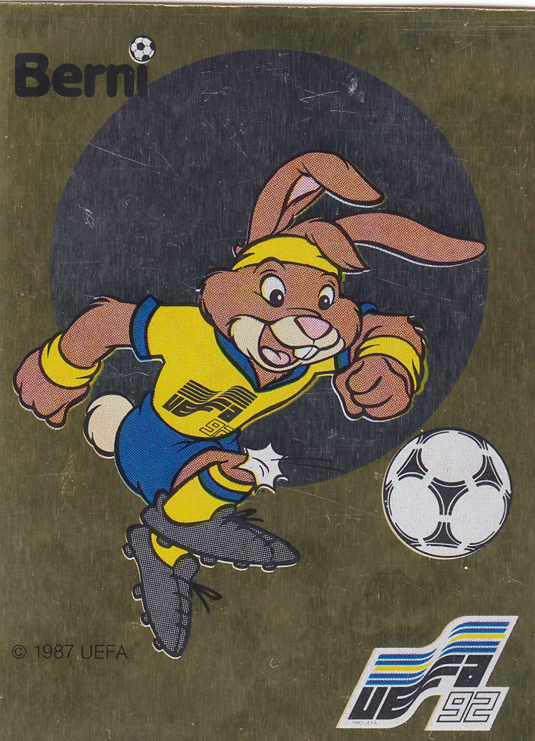 002. BERNI MASKOT - GOLD FOIL