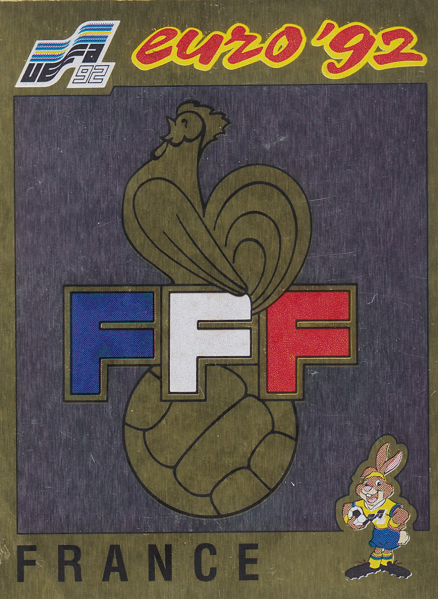 042. FRANCE - NATIONAL TEAM BADGE - GOLD FOIL