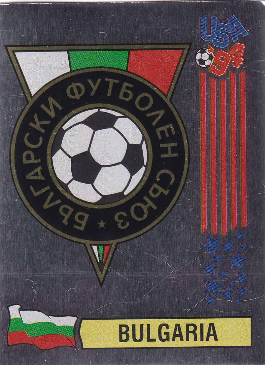 287. BULGARIA - NATIONAL TEAM BADGE - SILVER FOIL