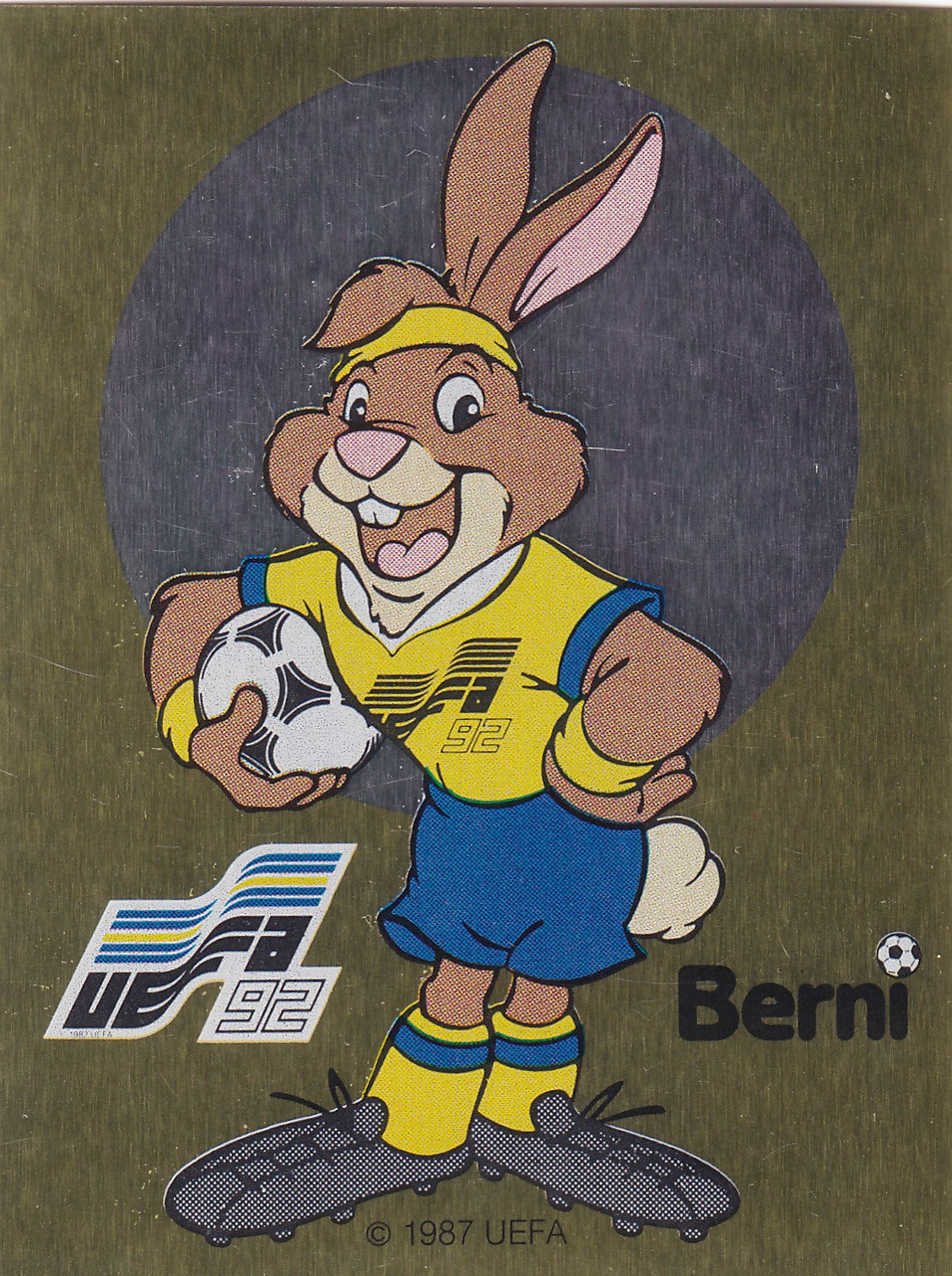 003. BERNI MASKOT - GOLD FOIL
