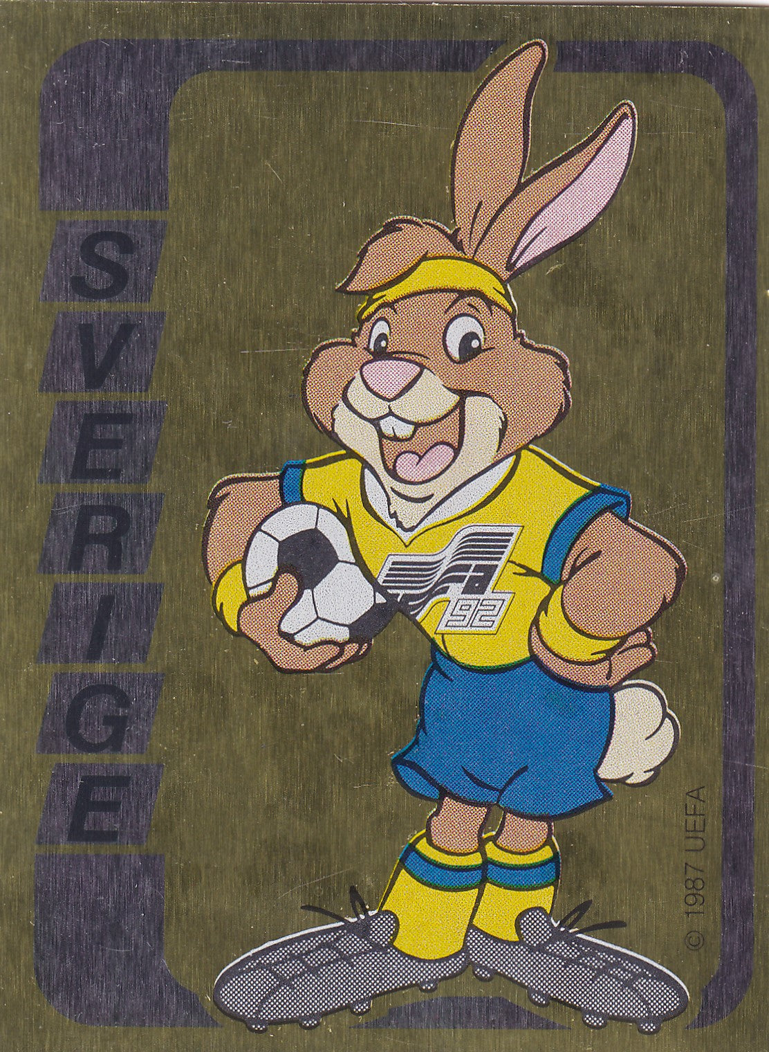 016. SVERIGE - MASKOT - GOLD FOIL