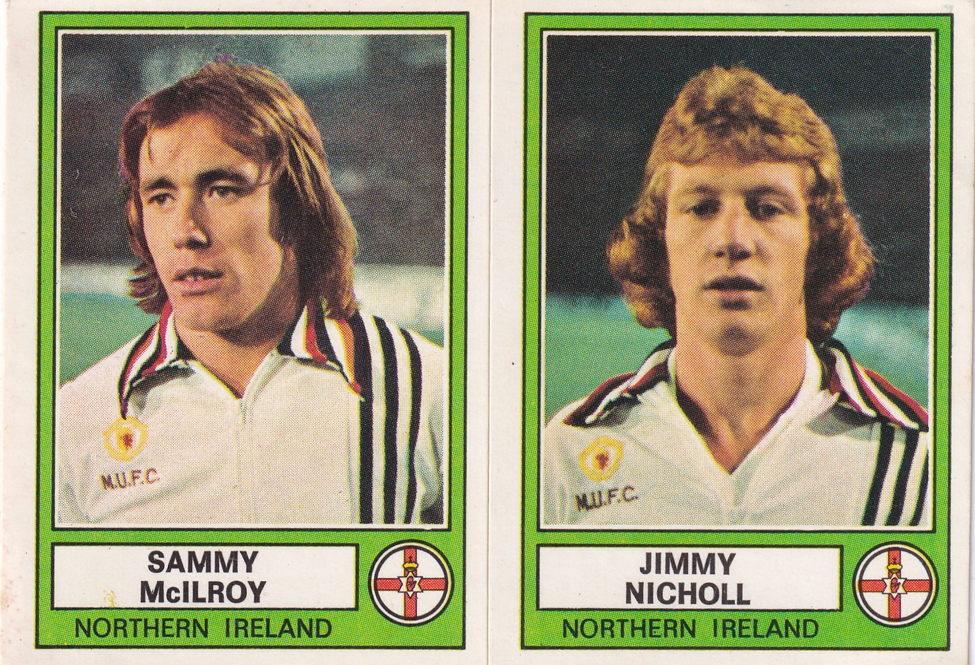193 - A.B. SAMMY McILROY - JIMMY NICHOLL - NORTHERN IRELAND