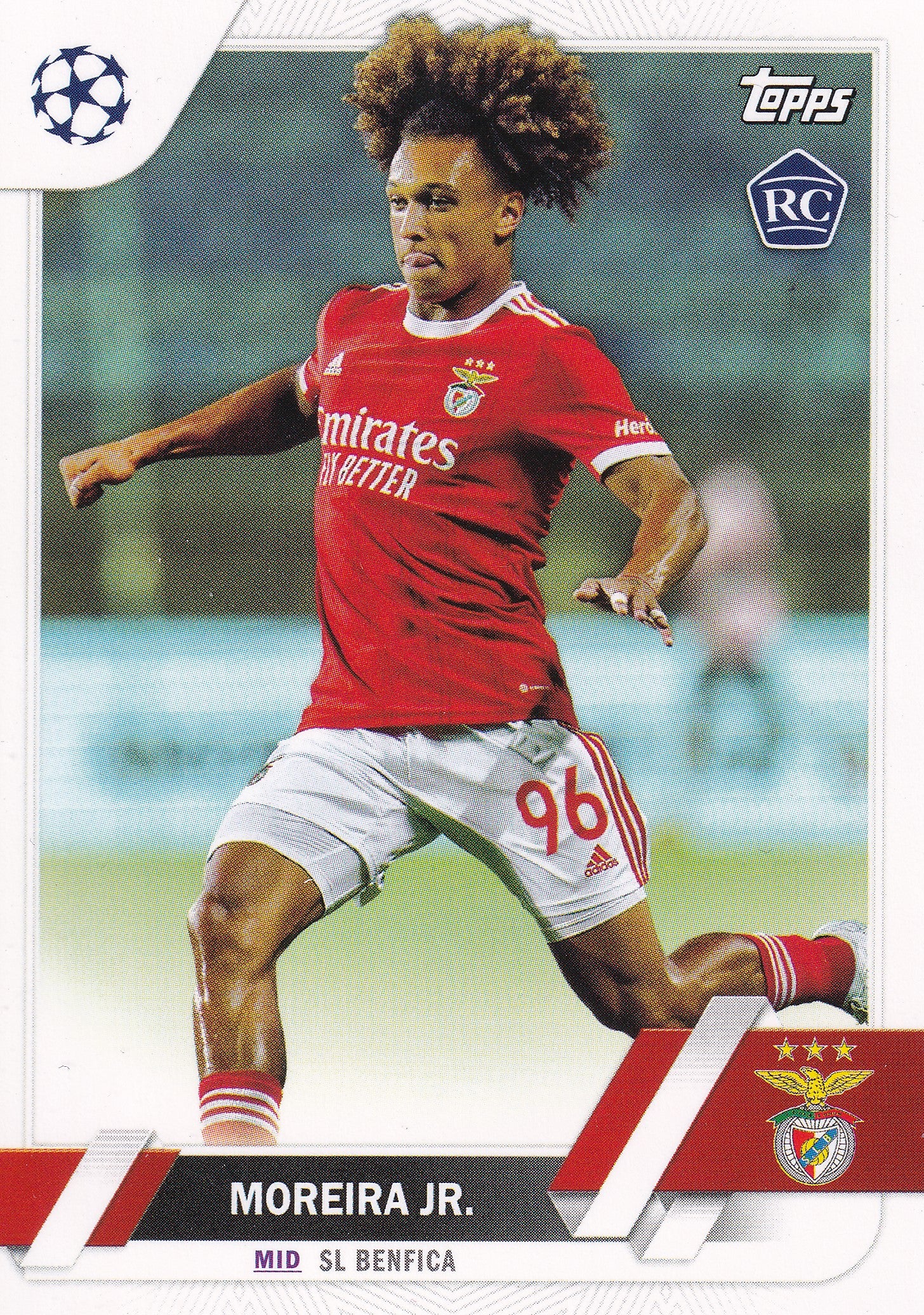 037. MOREIRA JR. - SL BENFICA - ROOKIE CARD
