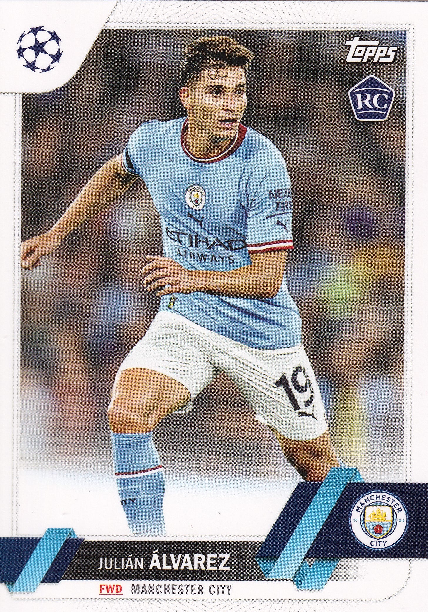068. JULIAN ALVAREZ - MANCHESTER CITY - ROOKIE CARD