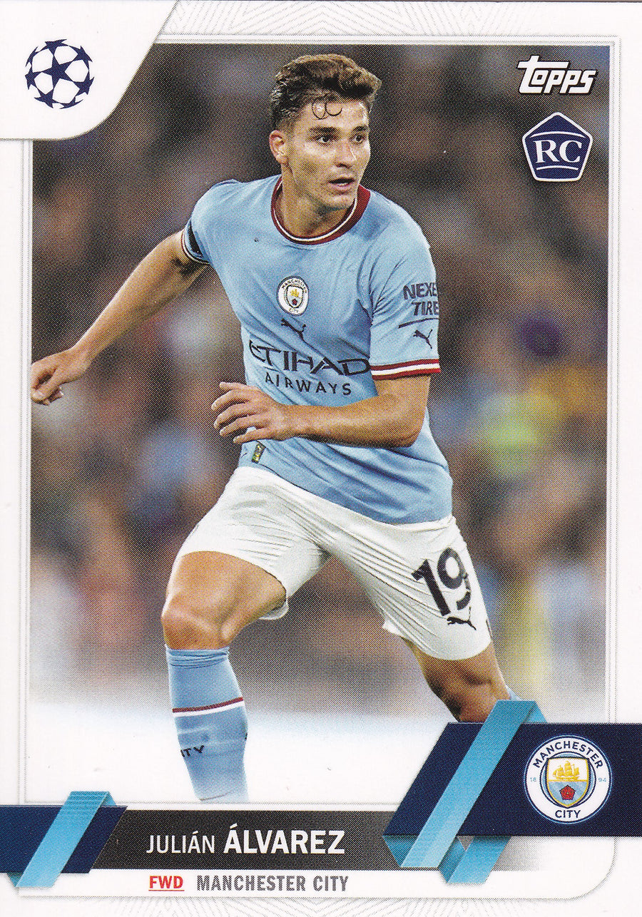068. JULIAN ALVAREZ - MANCHESTER CITY - ROOKIE CARD
