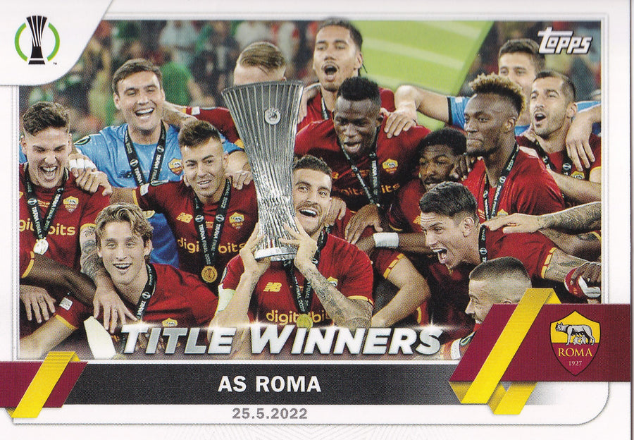 045. AS ROMA - TITLE WINNERS 25.5.2022