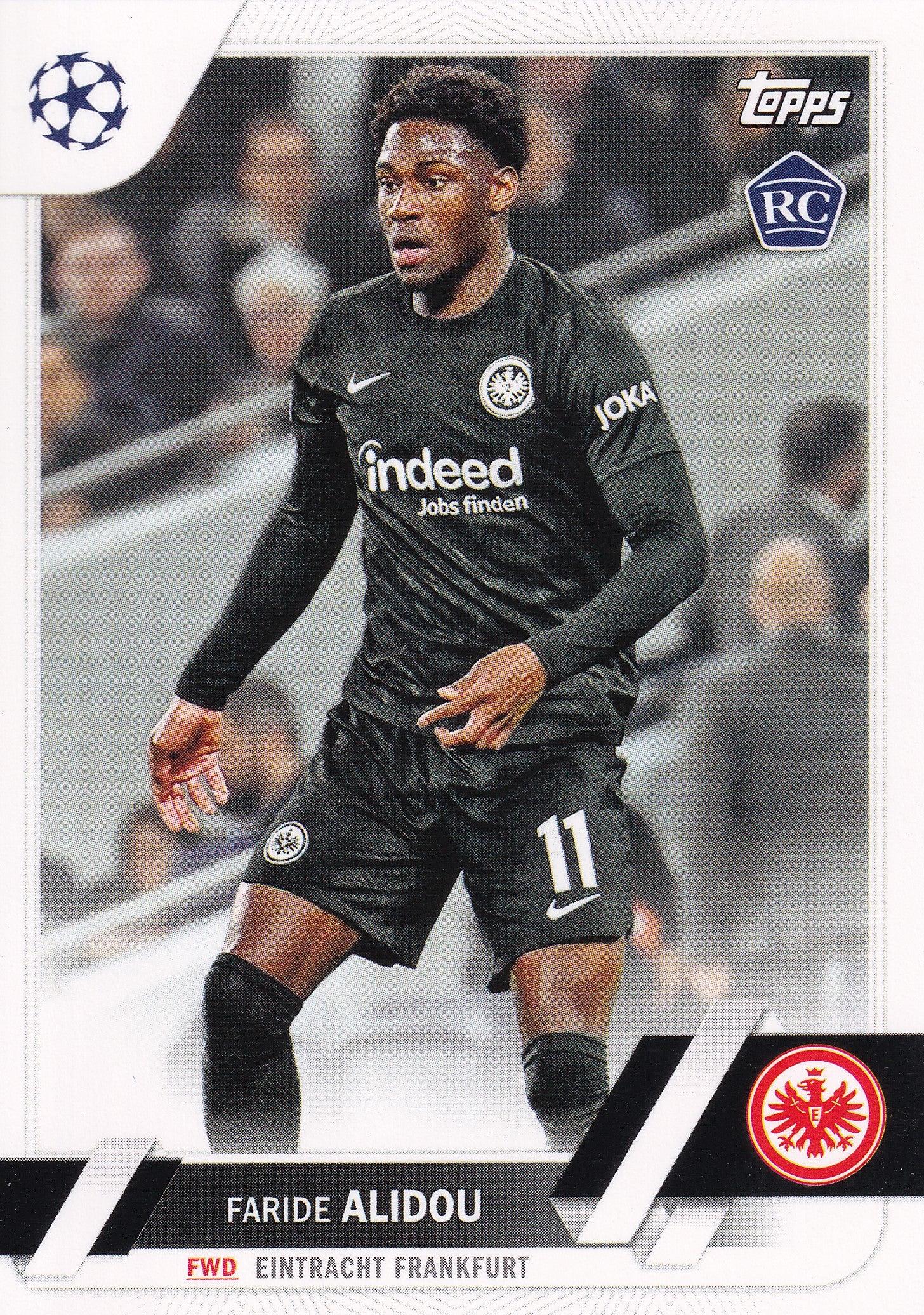 035. FARIDE ALIDOU - EINTRACHT FRANKFURT - ROOKIE CARD