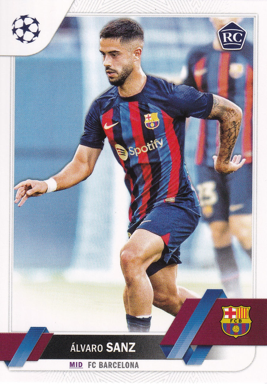 067. ALVARO SANZ - FC BARCELONA - ROOKIE CARD