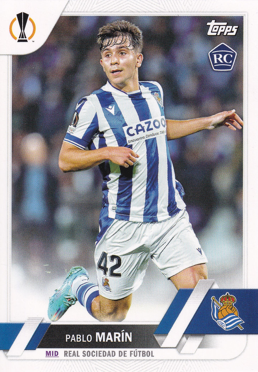 145. PABLO MARIN - REAL SOCIEDAD DE FUTBOL - ROOKIE CARD