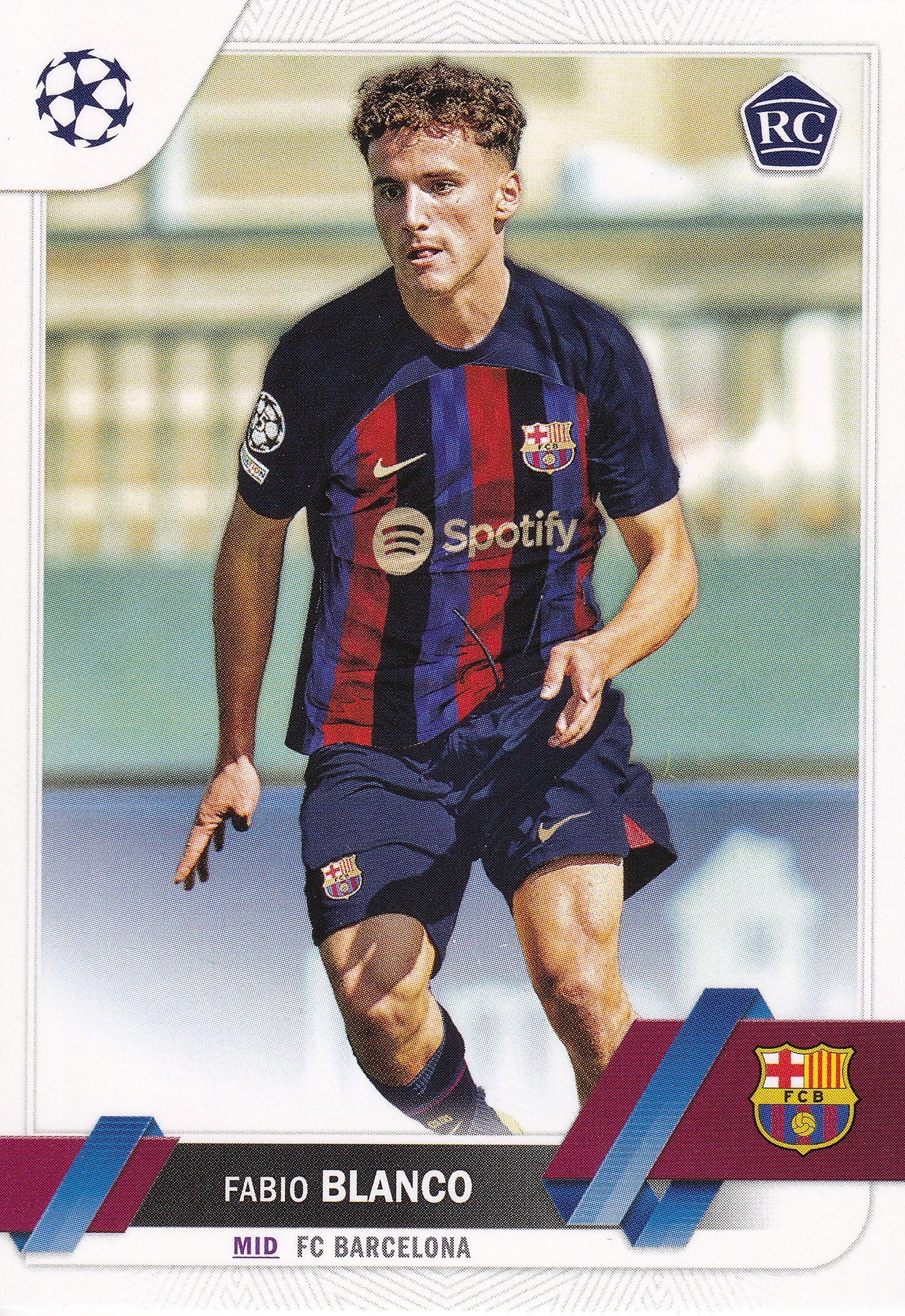 172. FABIO BLANCO - FC BARCELONA - ROOKIE CARD