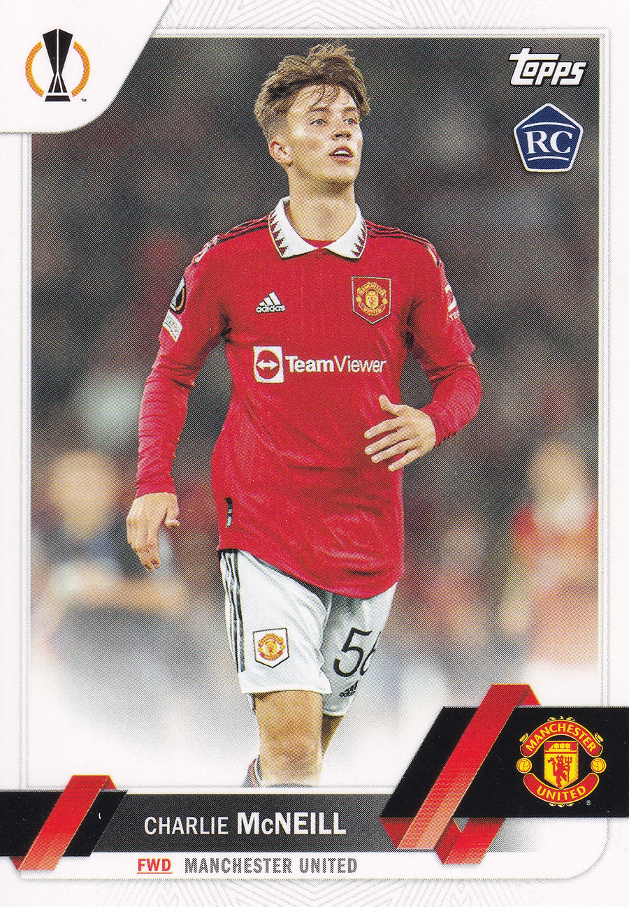 085. CHARLIE McNEILL - MANCHESTER UNITED - ROOKIE CARD