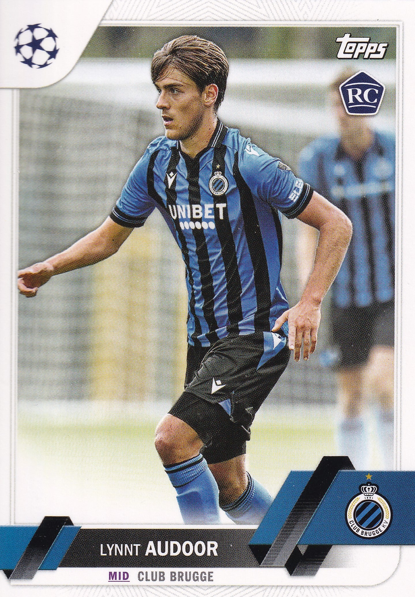 078. LYYNT AUDOOR - CLUB BRUGGE - ROOKIE CARD